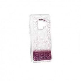 Case Samsung S9 Dulceida DLCAR007 Transparent Glitter Pink