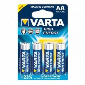 Alkaline Battery Varta LR6 AA 1,5 V 2930 mAh High Energy (4 pcs) Blue