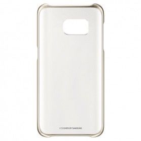 Mobile cover Samsung Clear Cover EF-QG935 5.1" Gold